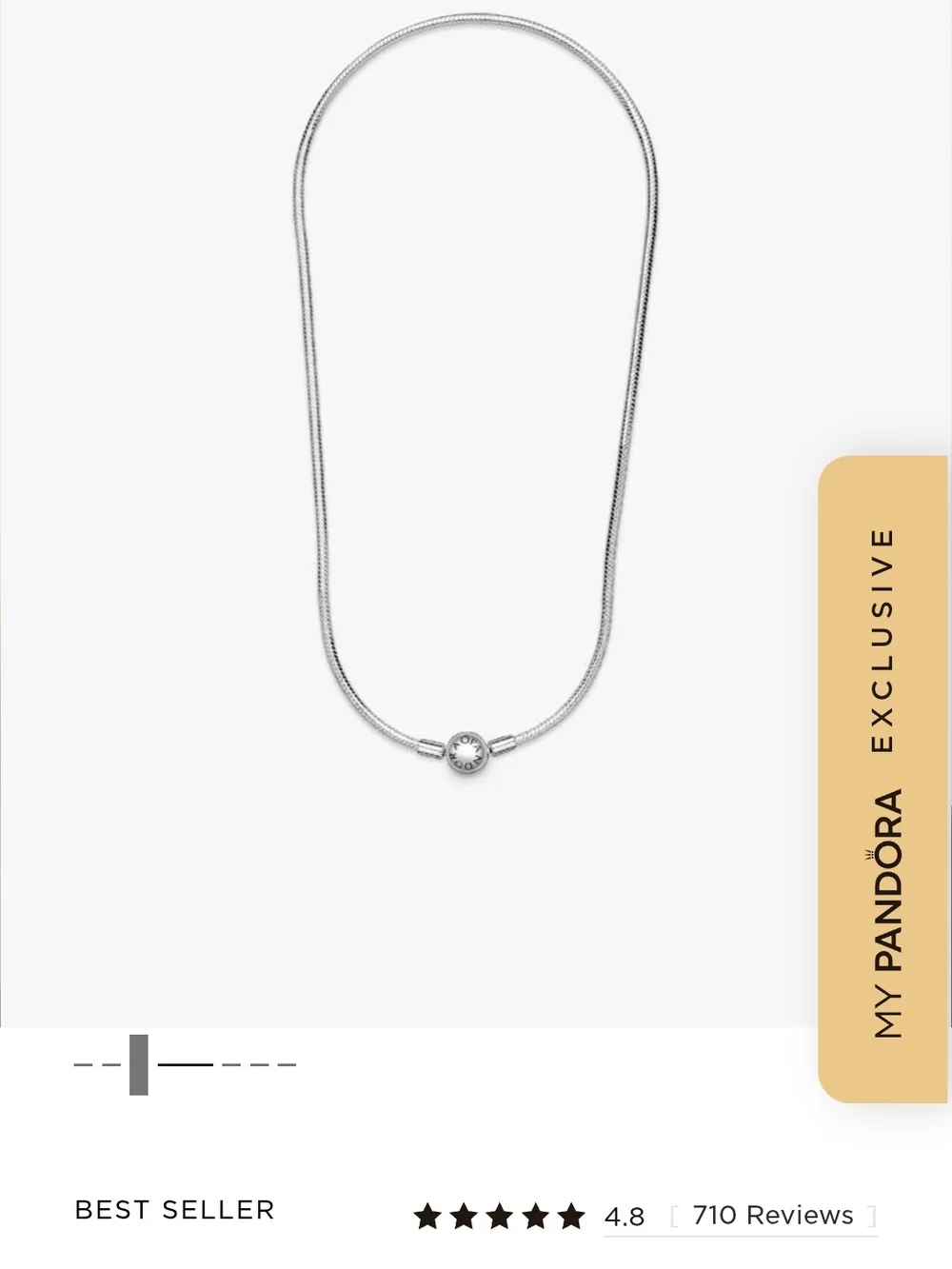 Moments Snake Chain Necklace

Sterling silver - Picture 5 of 5